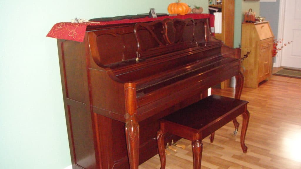 I am happy my piano was repaired thanks to "The Chairman", Karl Trimboli.