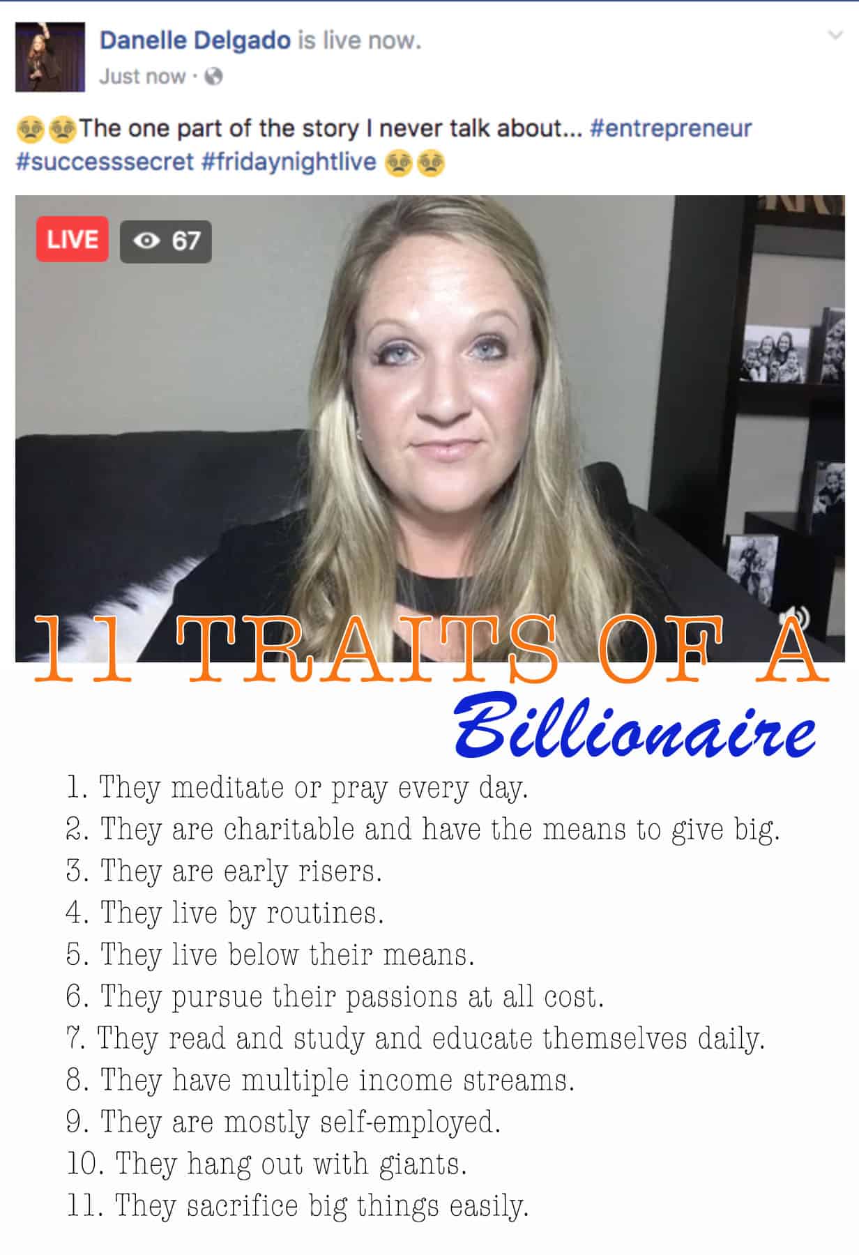 11 Traits of being a Billionaire by Danelle Delgado